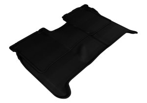 Nissan Titan Crew Cab Floor Mats - Rear - 3D MAXpider - KAGU Series - Black - `04-`15 Nissan Titan Crew Cab Floor Mats - Rear - 3D MAXpider - KAGU Series - Black - `04-`15